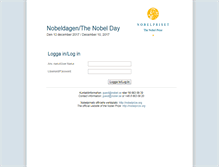 Tablet Screenshot of nobelday.se